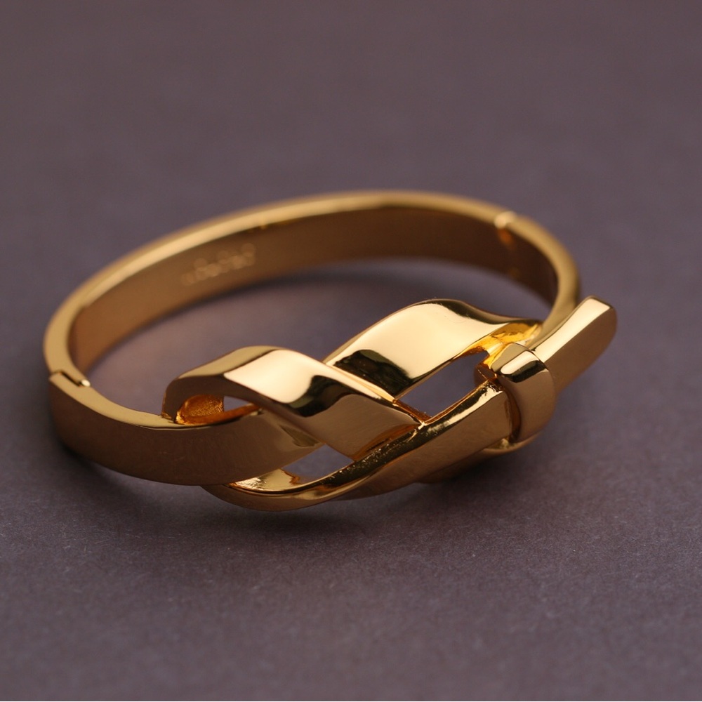 Oroton Gold Knot Bangle